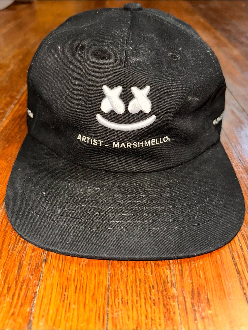 MELLO CORE Marshmello Black Strapback Hat